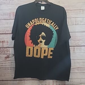 Port & Company black graphic tee